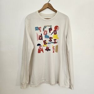 Topo Designs Cream Graphic Long Sleeve Shirt